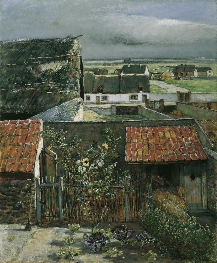 Rudolf Ribarz, Bretonische Landschaft, um 1898, Öl auf Leinwand, 65 x 54 cm, Belvedere, Wien, I ...