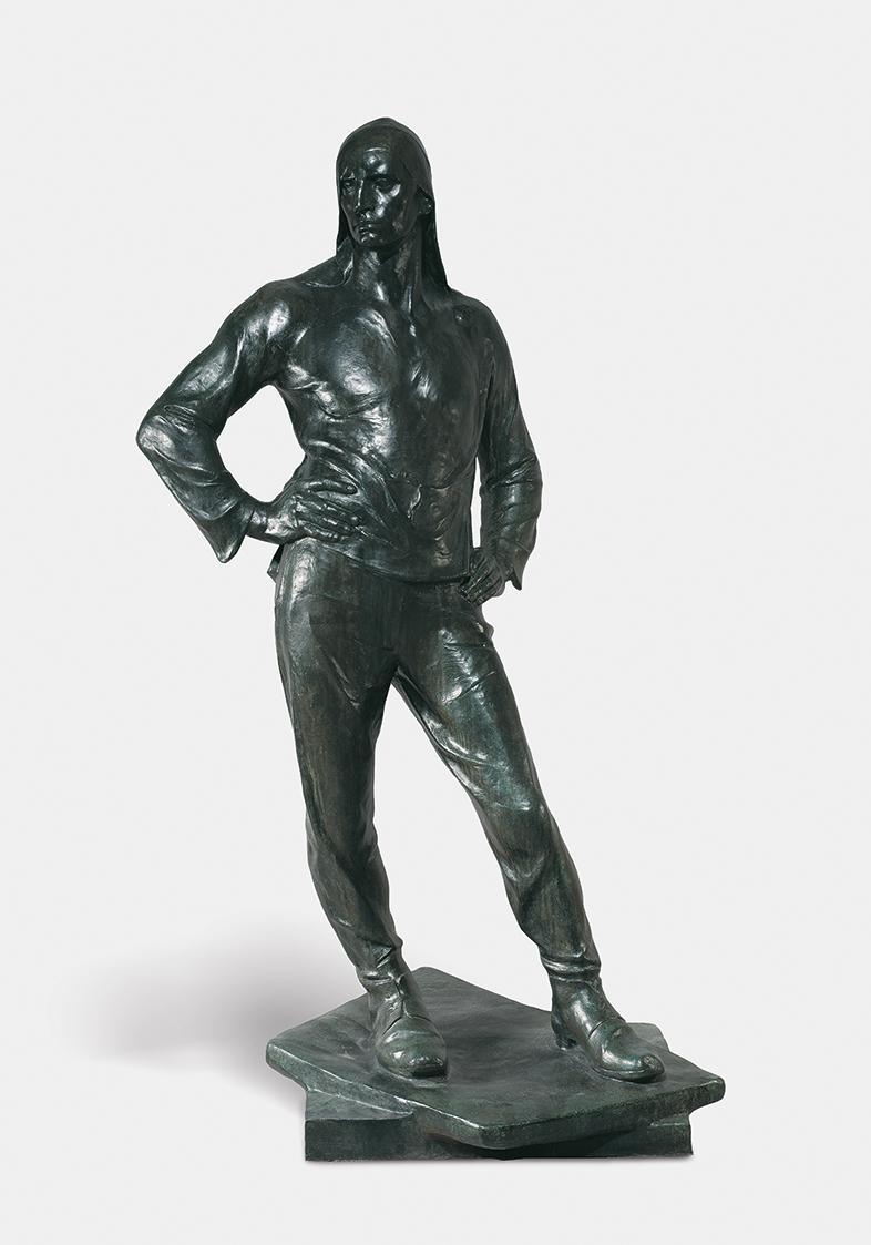 Constantin Emile Meunier, Der Schiffslöscher, 1893, Bronze, ca.: 225 × 124 × 93 cm, Belvedere,  ...