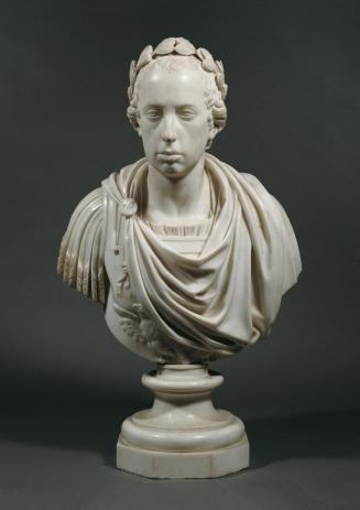 Franz Anton Zauner, Kaiser Franz II. (I.) von Österreich, 1796, Carraramarmor, H. inklusive Soc ...