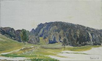Othmar Ružička, Waldviertel, undatiert, Öl auf Leinwand, 26 × 43 × 2 cm, Belvedere, Wien, Inv.- ...