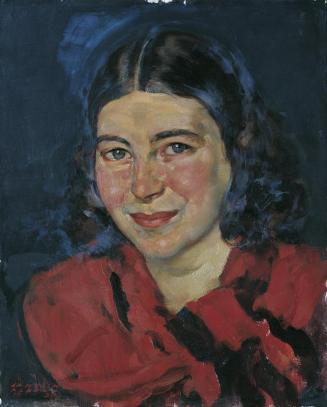 Albert Janesch, Weibliche Bildnisstudie, 1930, Öl auf Holz, 41 x 32,5 cm, Belvedere, Wien, Inv. ...