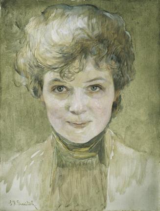 Susanne Renate Granitsch, Selbstbildnis, um 1910/1915, Öl auf Leinwand, 24 x 18 cm, Belvedere,  ...