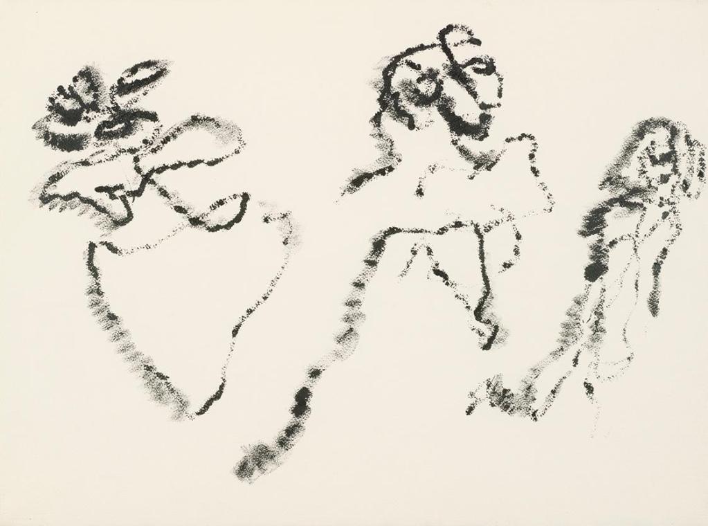 Henri Michaux, KC 170, 1968, Acryl auf Papier, 40 × 70 cm, Schenkung Sammlung Ploner, Belvedere ...