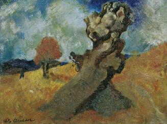 Willy Eisenschitz, Landschaft in der Haute Provence, 1937, Öl auf Leinwand, 54,5 x 73 cm, Belve ...