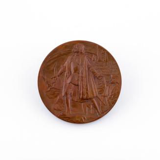 Augustus Saint-Gaudens, World's Columbian Exposition Award Medal, 1892, Medaille, Aluminium- un ...