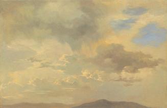 Adalbert Stifter, Wolkenstudie, um 1840, Öl auf Papier, 21,5 x 32 cm, Belvedere, Wien, Inv.-Nr. ...