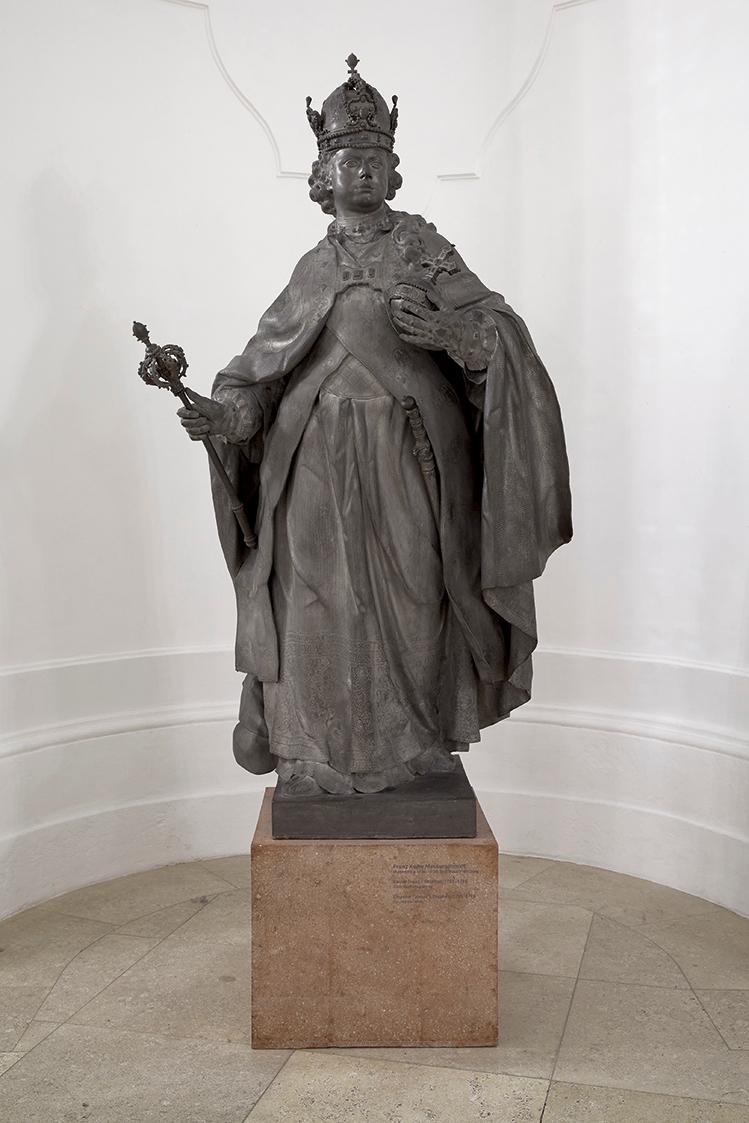 Franz Xaver Messerschmidt, Kaiser Franz I. Stephan von Lothringen, 1766, 
Zinnguss (94,6% Zinn ...
