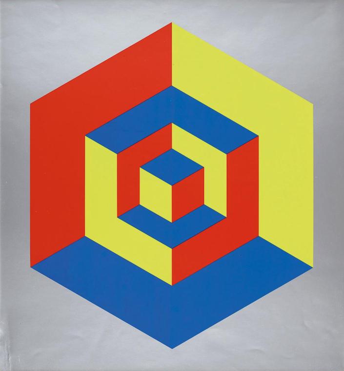 Marc Adrian, Ohne Titel, 1970, Serigrafie auf Papier, 50 × 46,7 cm, Schenkung Sammlung Dieter u ...