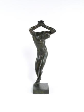 Jan Štursa, Der Verwundete, um 1916, Bronze, 43 × 18 × 26 cm, Dauerleihgabe Sammlung Rotter, Be ...