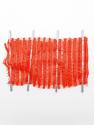 Gerold Tagwerker, Fencing_orange #2, 2009, Plastik, Metall, 150 × 188 × 15 cm, Belvedere, Wien, ...