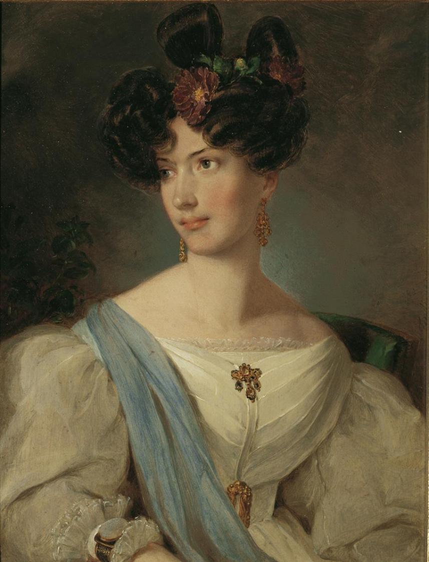 Peter Fendi, Damenporträt, 1830, Öl auf Holz, 24 x 18 cm, Belvedere, Wien, Inv.-Nr. 2521
