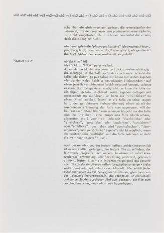 Friedrich Achleitner, mini art, 1968, Papier, Blattmaße: 30 × 21 cm, Belvedere, Wien, Inv.-Nr.  ...