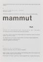 Marc Adrian, das mammut. ein lehrstück, 1966, Druck, 30 × 21 cm, Belvedere, Wien, Inv.-Nr. 1126 ...