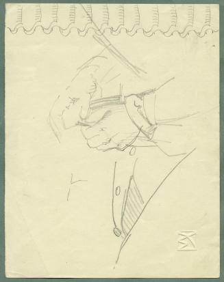 Max Kurzweil, Händestudie, um 1900, Bleistift auf Papier, 17,3 × 13,6 cm, Belvedere, Wien, Inv. ...