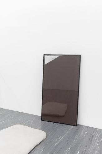 Sarah Pichlkostner, Ohne Titel, 2015, Pigment, Aluminium, Isolierglas, 103,5 × 57,5 × 2,5 cm, B ...