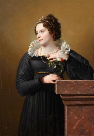 Johann Peter Krafft, Bildnis Florentina Troclet-Fautz, 1815, Öl auf Leinwand, 106 × 74,5 cm, Be ...
