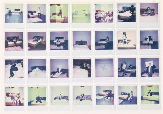 Borjana Ventzislavova, 15 Minute Revolutionary Bed Stories, 2015, 28 Polaroids, gerahmt, 50 × 7 ...