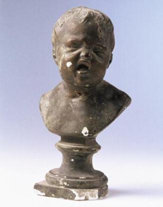 Rudolf Emanuel Ritter von Weyr, Büste eines Kindes, undatiert, Gips, bronziert, Belvedere, Wien ...