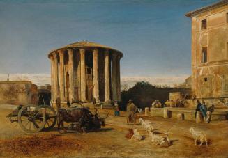Rudolf von Alt, Der Vestatempel in Rom, nach 1867, Öl auf Leinwand, 53 x 78,5 cm, Belvedere, Wi ...