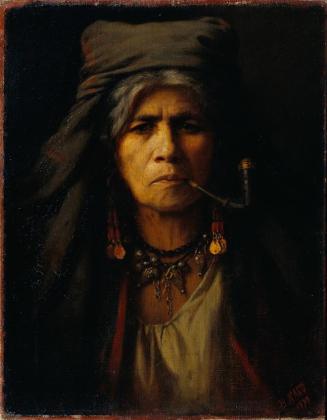 Berta Gräfin Nákó, Zigeunerin, 1879, Öl auf Leinwand, 53 x 41 cm, Belvedere, Wien, Inv.-Nr. 435 ...