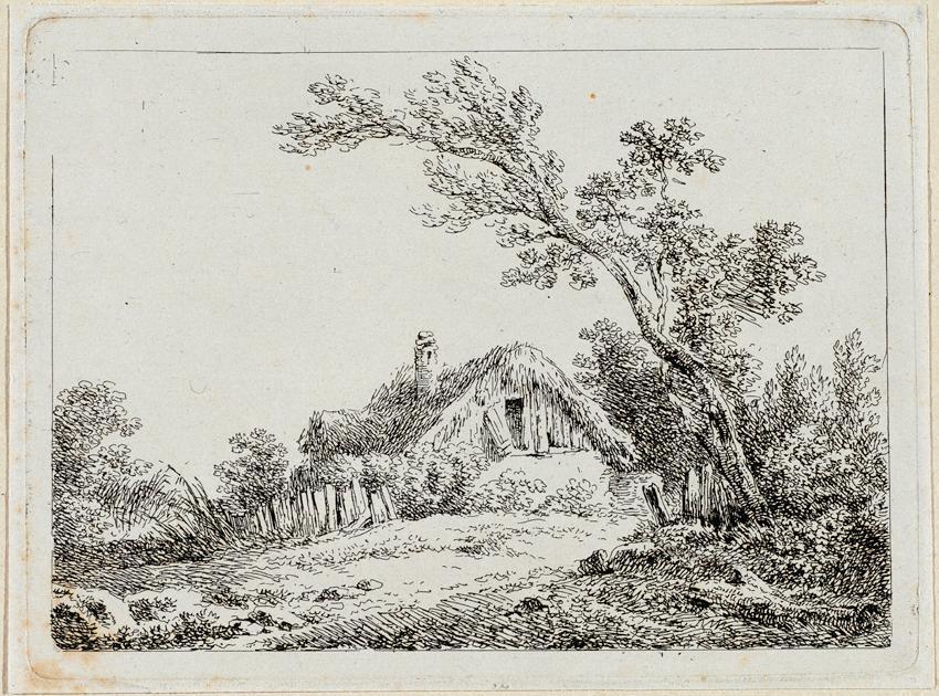 Martin von Molitor, Landschaft, Radierung, Belvedere, Wien, Inv.-Nr. 7180b