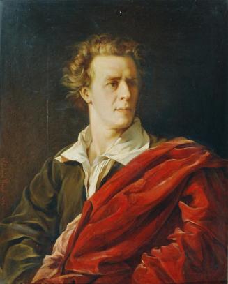 Wilhelmine Högel, Der Schauspieler Josef Lewinsky, 1869, Öl auf Holz, 82 x 64 cm, Belvedere, Wi ...