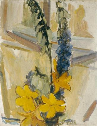 Vilma Eckl, Blumenstück, um 1930, Öl auf Leinwand, 52,5 x 40,5 cm, Belvedere, Wien, Inv.-Nr. 32 ...