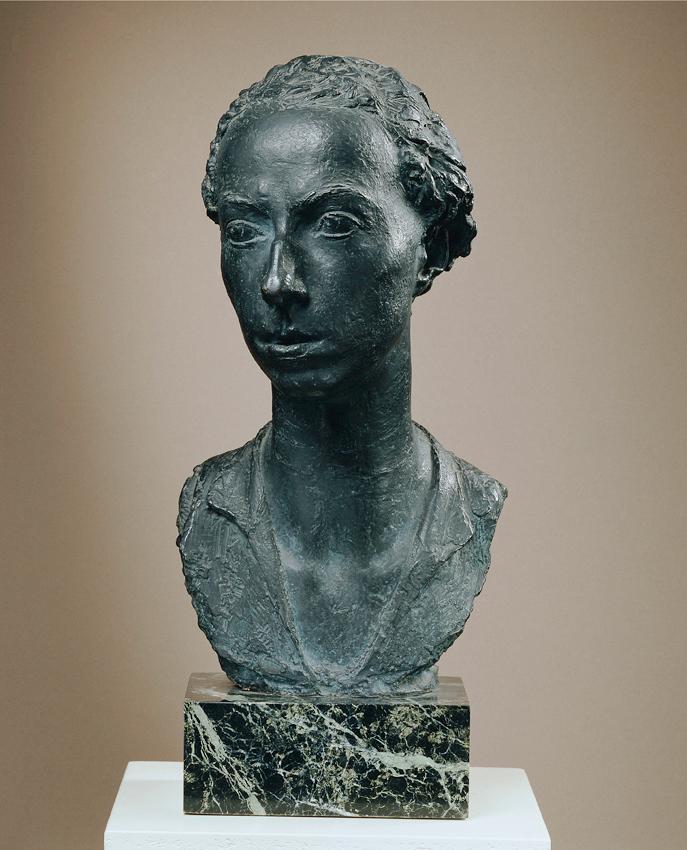 Libero Andreotti, Donna Maria Chiapelli, 1933, Bronze, H: 45 cm, Belvedere, Wien, Inv.-Nr. 3330