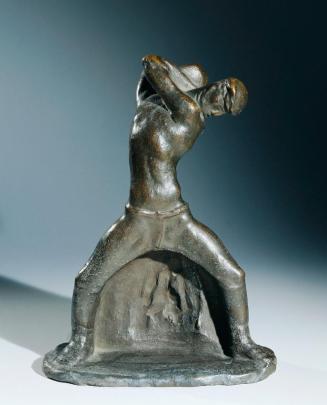 Franz Metzner, Der Werfer, 1918, Bronze, H: 27,5 cm, Belvedere, Wien, Inv.-Nr. 6176
