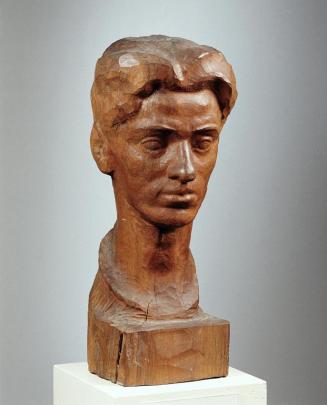Franz Blum, Rudolf Pleban (Vulgo Uitz), 1936, Nussholz, H: 53 cm, Belvedere, Wien, Inv.-Nr. 712 ...