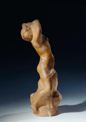 Anton Hanak, Weibliche Figur, 1917, Ton, ohne Glasur, H: 33 cm, Belvedere, Wien, Inv.-Nr. 2018a