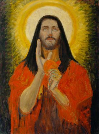 Max Kurzweil, Christus, um 1915, Öl auf Leinwand, 89,5 x 67 cm, Belvedere, Wien, Inv.-Nr. 6211