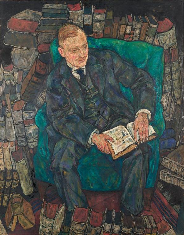 Egon Schiele, Dr. Hugo Koller, 1918, Öl auf Leinwand, 140,3 x 110 cm, Belvedere, Wien, Inv.-Nr. ...