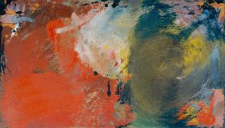 Alexander Rutsch, Bewegte Farbräume, undatiert, Öl auf Hartfaserplatte, 48 x 85 cm, Artothek de ...