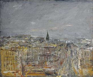 Erich Schmid, Pariser Stadtlandschaft, 1973, Öl auf Leinwand, 60 x 73 cm, Belvedere, Wien, Inv. ...