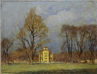 Anton Hans Karlinsky, Lusthaus im Prater, 1929, Öl auf Leinwand, 69 x 88 cm, Belvedere, Wien, I ...