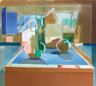 Katharina Olschbaur, Reflections, 2015, Öl auf Leinwand, ungerahmt: 140 × 155 × 2 cm, Ankauf au ...