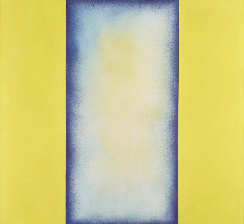 Rudolf Goessl, Ohne Titel, 1969, Acryl auf Leinwand, 120 × 130 × 2 cm, Schenkung Rudolf und Chr ...